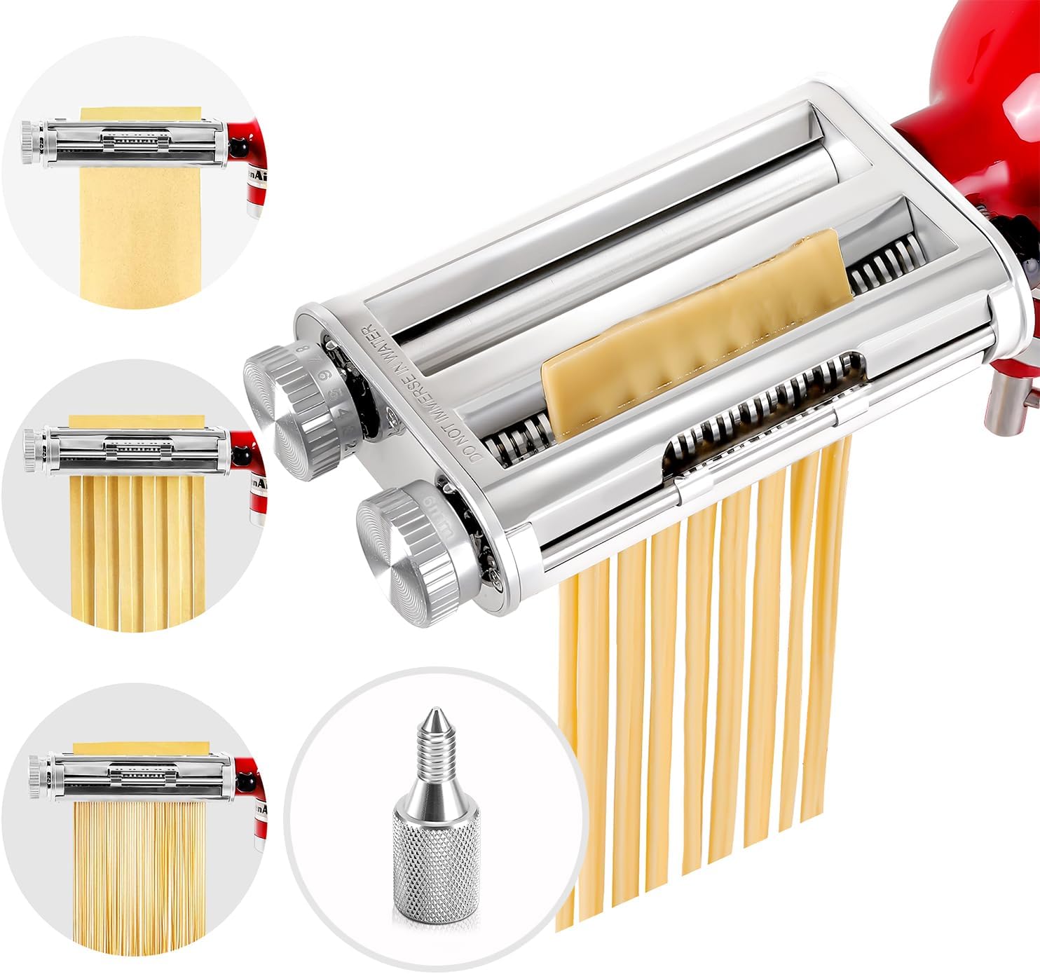 Commercial Kitchenaid - Accessoire de coupe-pâtes 3-en-1 pour batteur