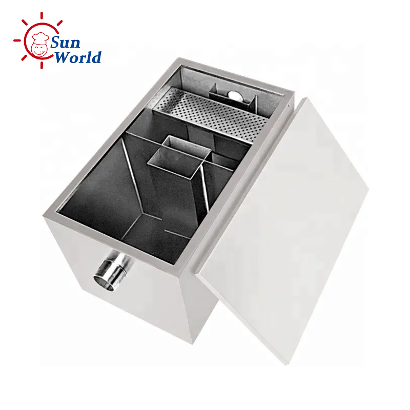 Commercial Kitchen Grease Interceptor - Séparateur d'huile et d'eau industriel sous
