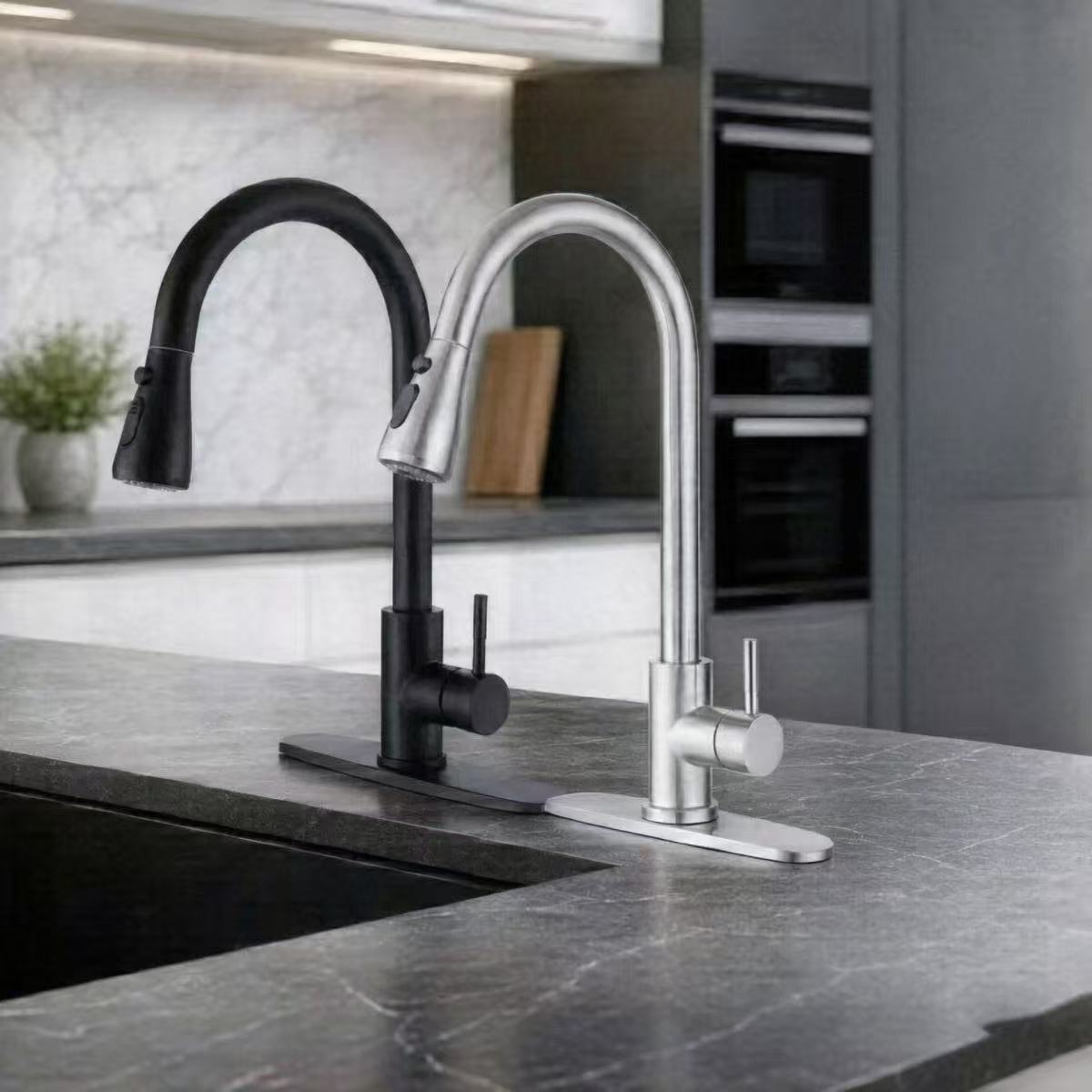 Commercial Kitchen Mixer Tap - Robinet de cuisine monotrou avec bec