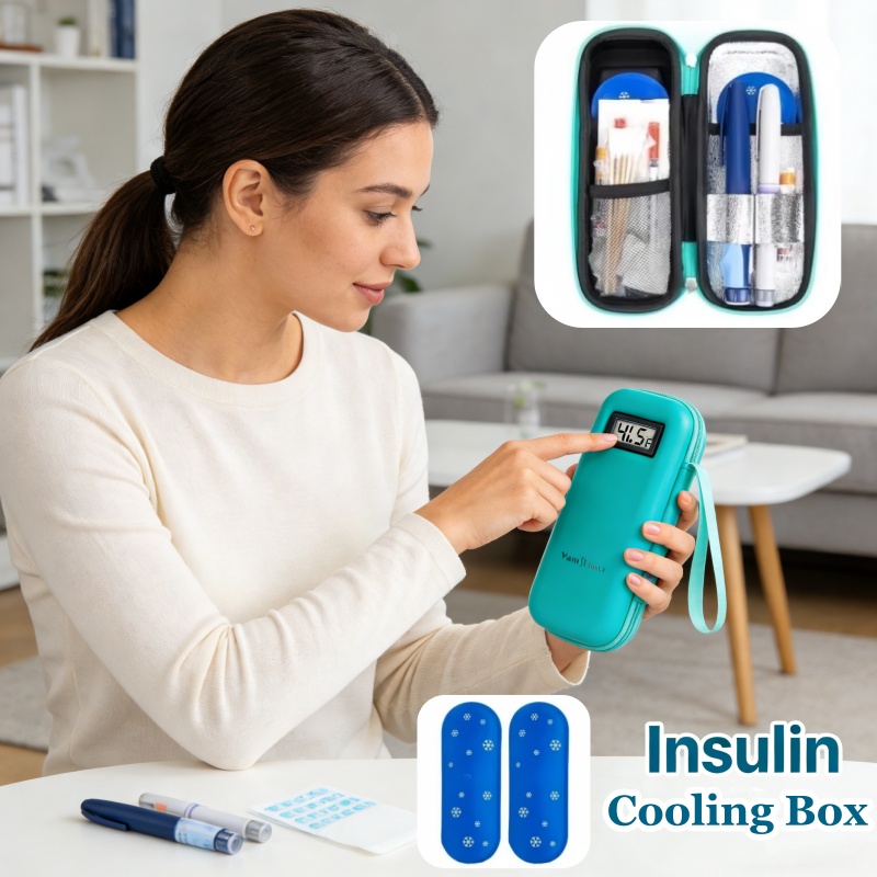 Refrigerated Display Case - Refroidisseur d'insuline, étui de voyage, réfrigérateur