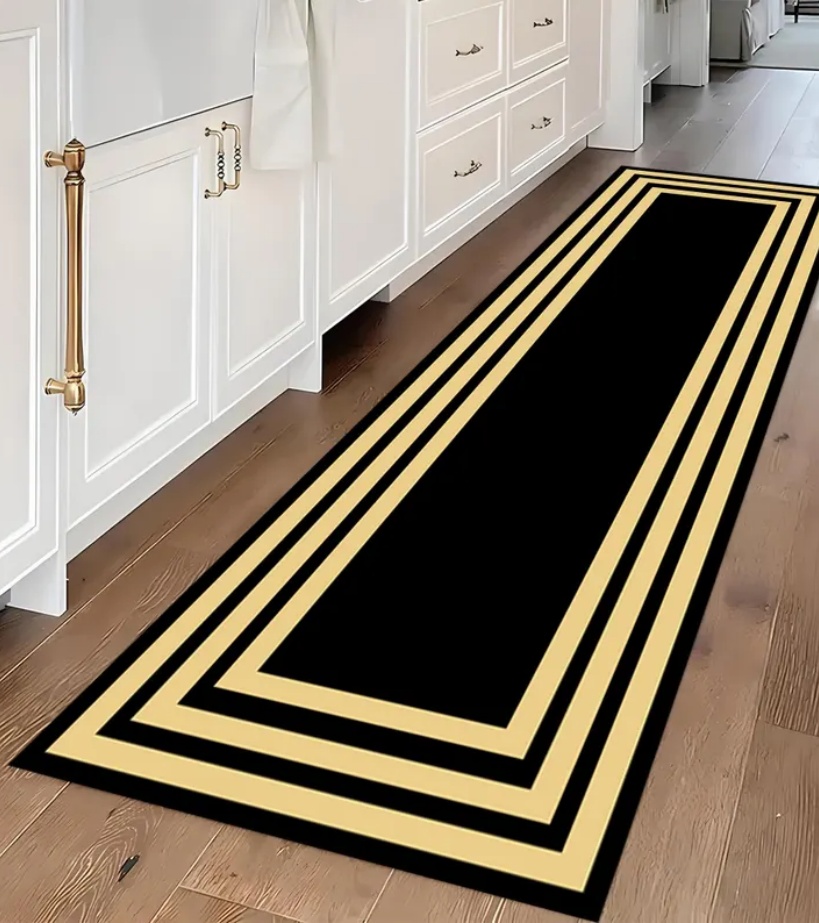 Commercial Kitchen Mats - Tapis de couloir de luxe noir