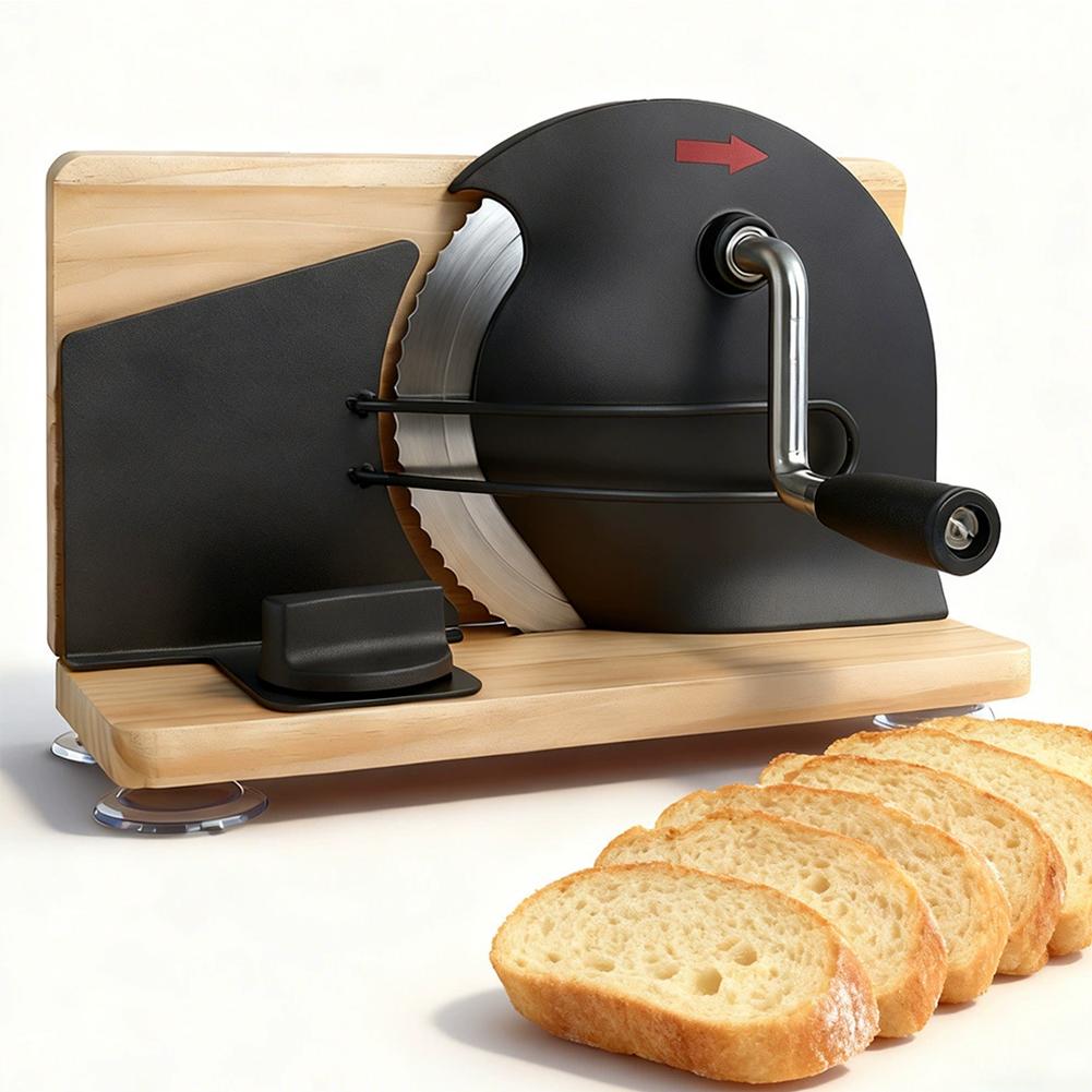 Commercial Bread Slicer - Trancheuse à pain à manivelle, épaisseur