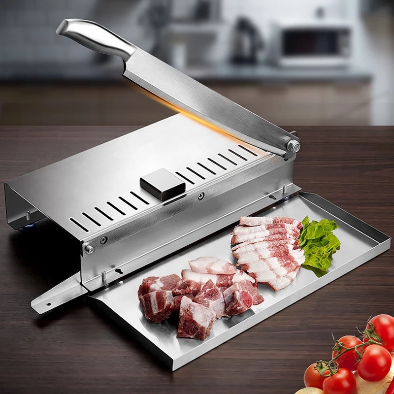 Commercial Bread Slicer - Trancheuse d'agneau manuelle domestique commerciale, coupe-rouleaux
