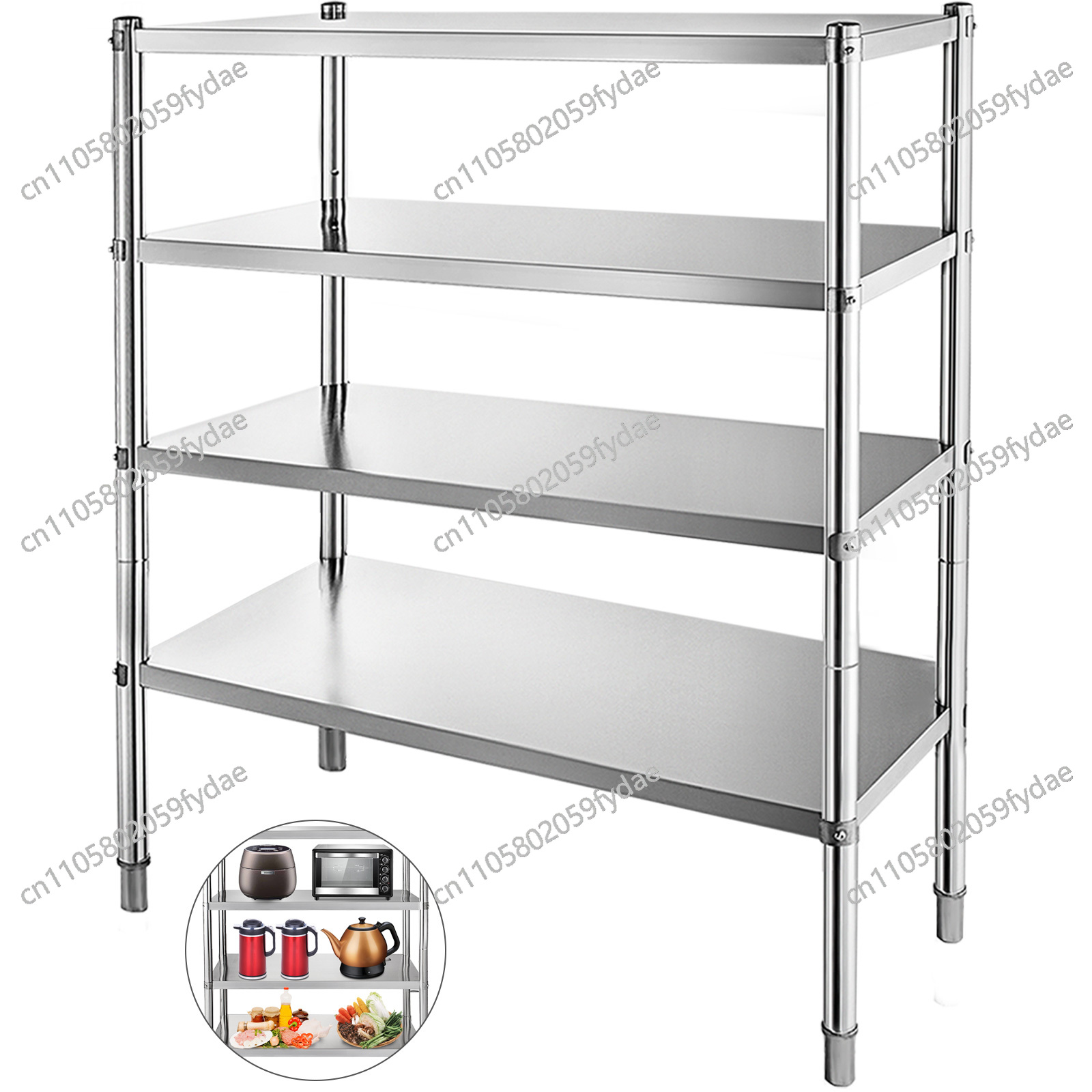 Commercial Kitchen Store - Étagère de rangement commerciale en acier