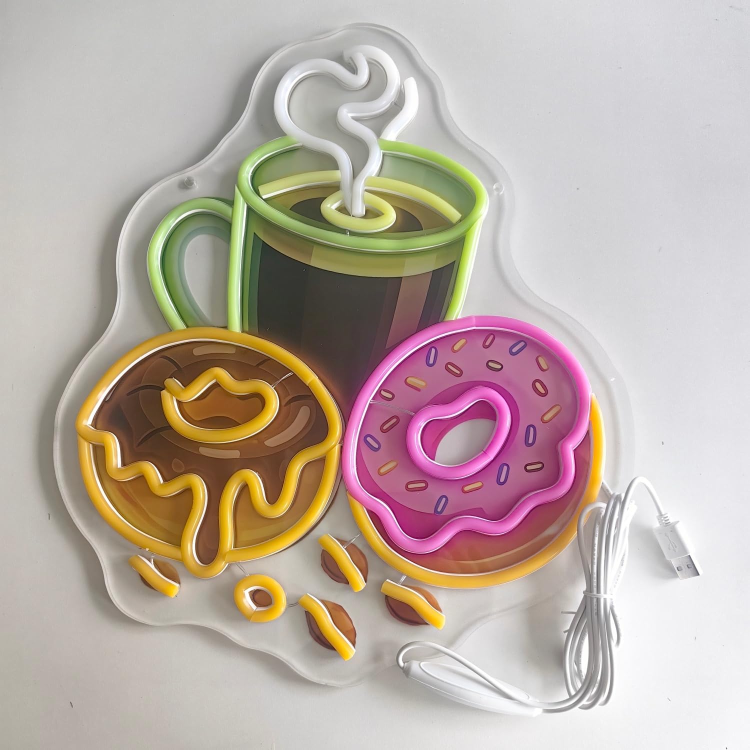 Enseigne néon LED Donuts alime - Commercial Kitchen Store avis et prix