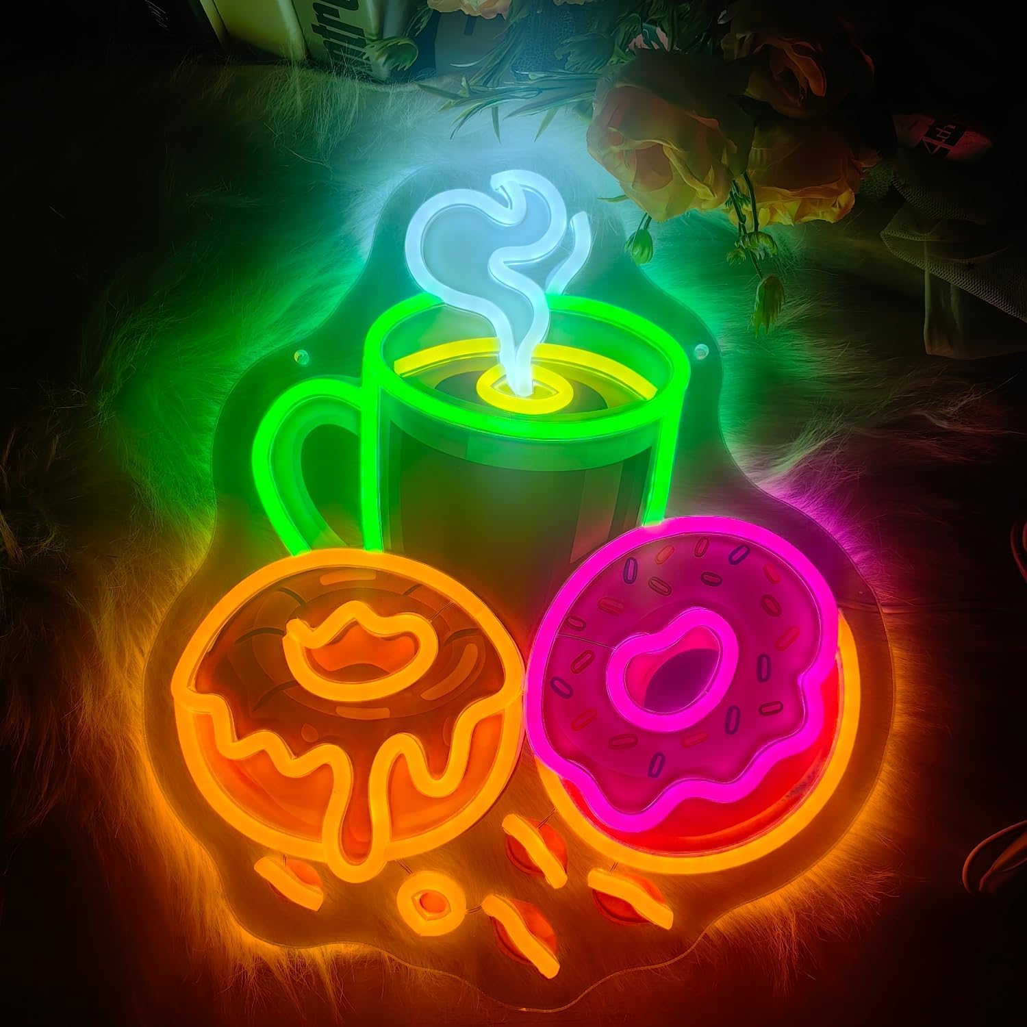 Enseigne néon LED Donuts alime - Commercial Kitchen Store avis et prix