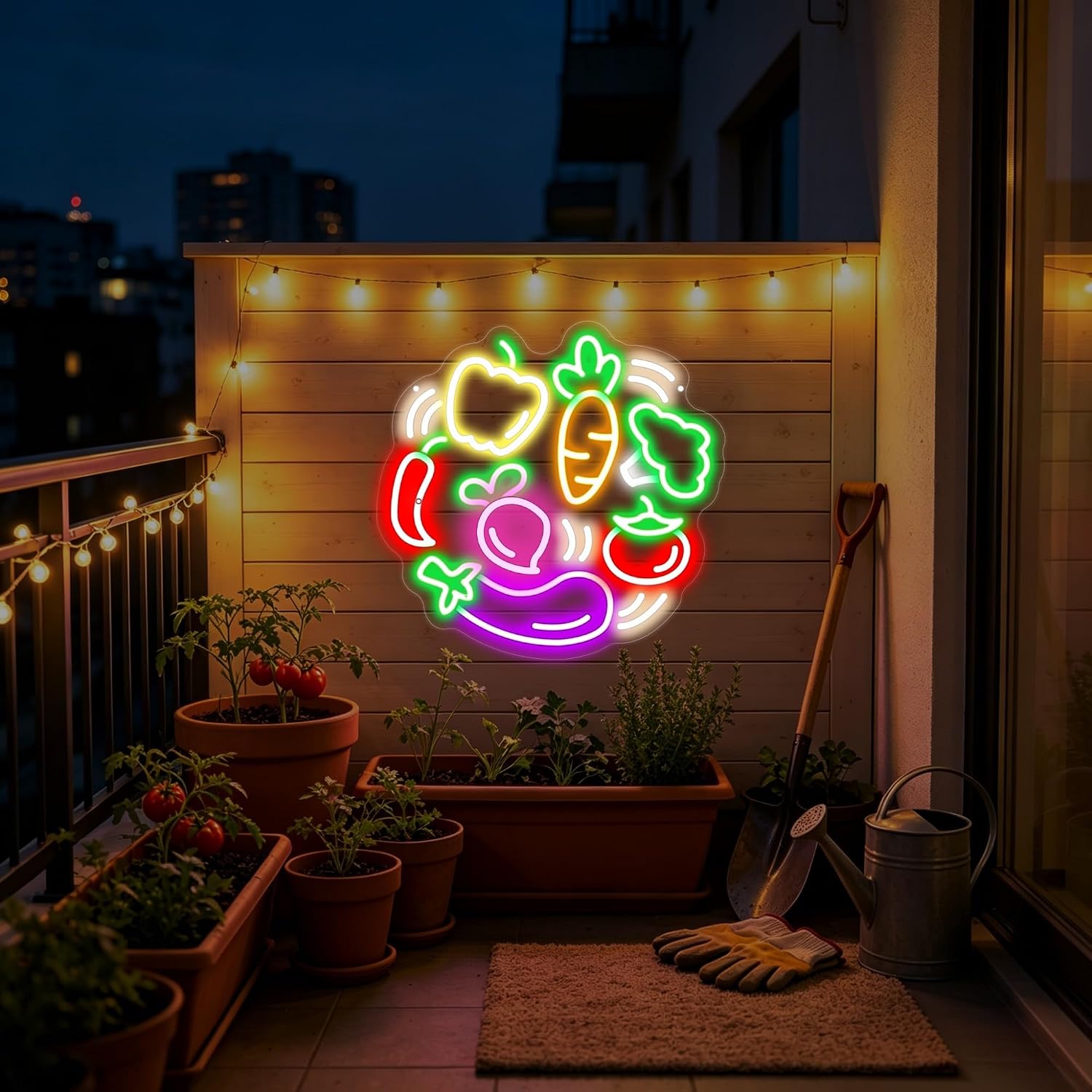 Enseigne néon LED USB Légumes  - Commercial Kitchen Store avis et prix