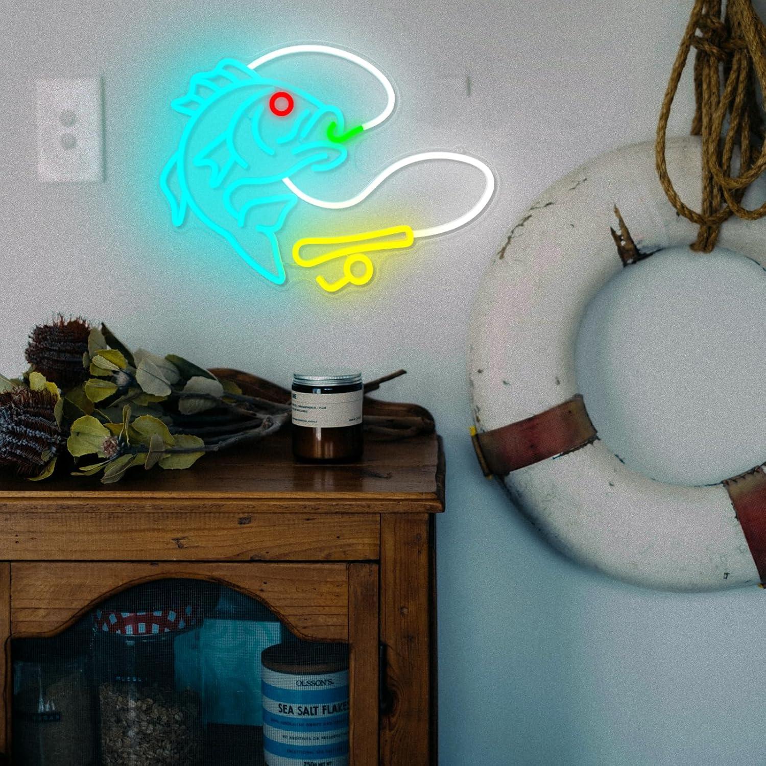 Enseigne néon de pêche USB à i - Commercial Kitchen Store avis et prix