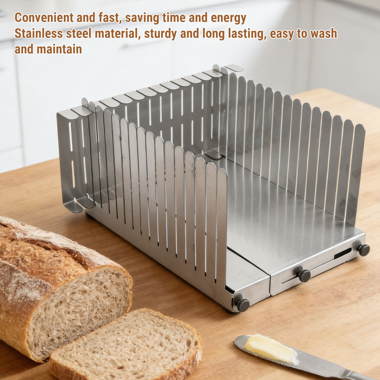 Guide de découpe de pain en ac - Commercial Bread Slicer avis et prix