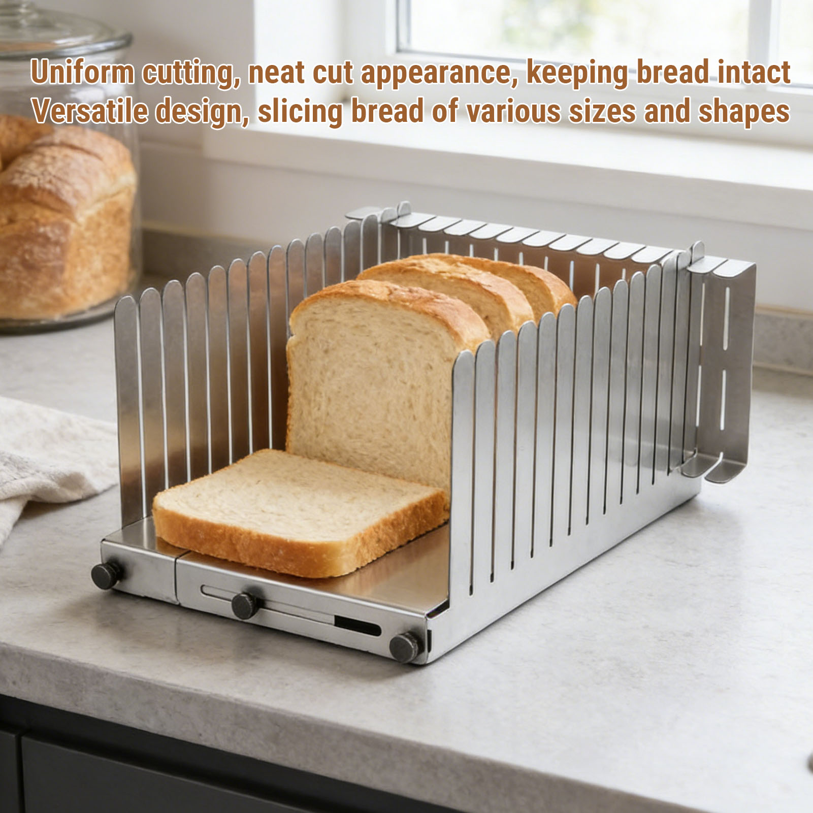 Guide de découpe de pain en ac - Commercial Bread Slicer avis et prix