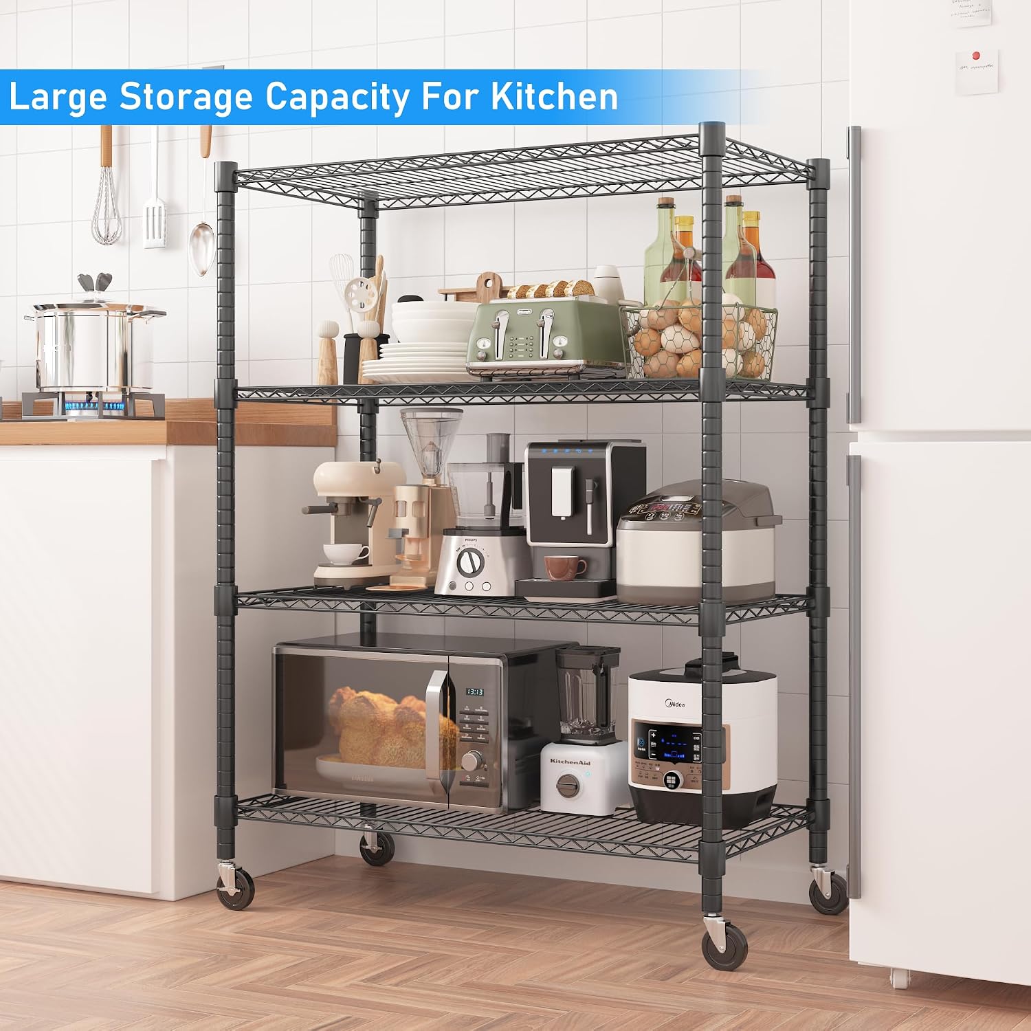 Étagères de rangement métalliq - Commercial Kitchen On Wheels avis et prix