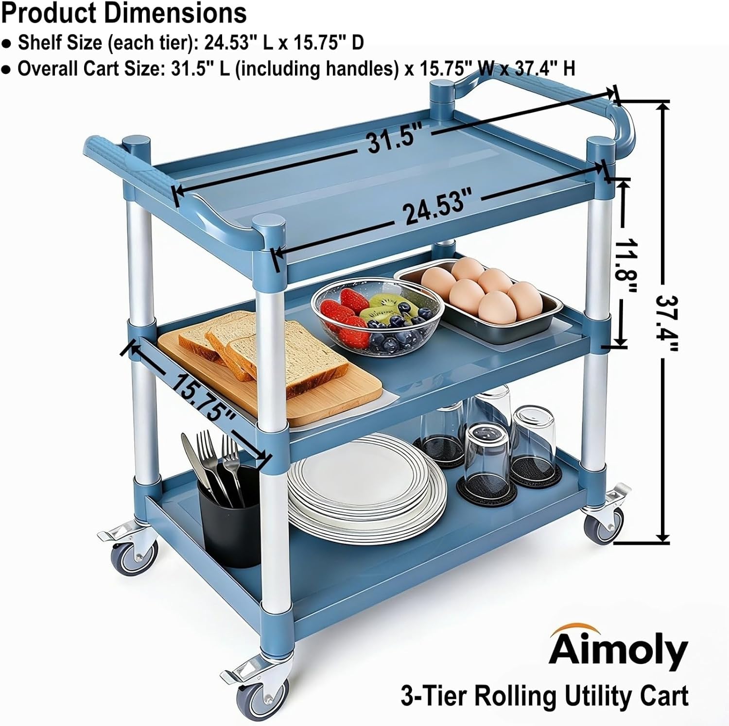 Chariot utilitaire roulant à 3 - Commercial Kitchen On Wheels avis et prix
