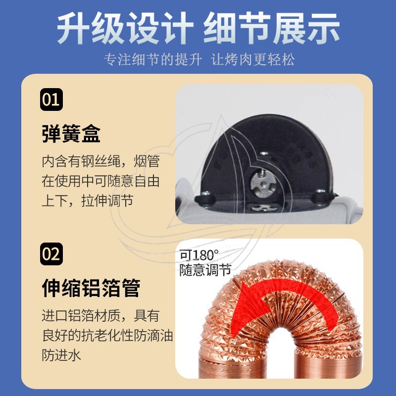 Hotte d'extraction télescopiqu - Commercial Kitchen Hood Exhaust Fans avis et prix