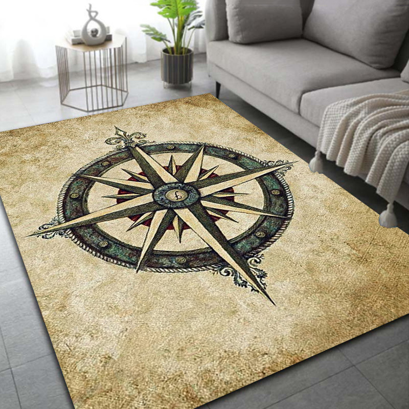 Carte de boussole rétro, carte - Commercial Kitchen Mats avis et prix