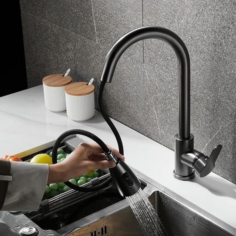 Robinet de cuisine noir mat, b - Commercial Kitchen Mixer Tap avis et prix