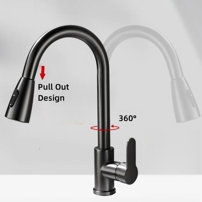 Robinet de cuisine noir mat, b - Commercial Kitchen Mixer Tap avis et prix