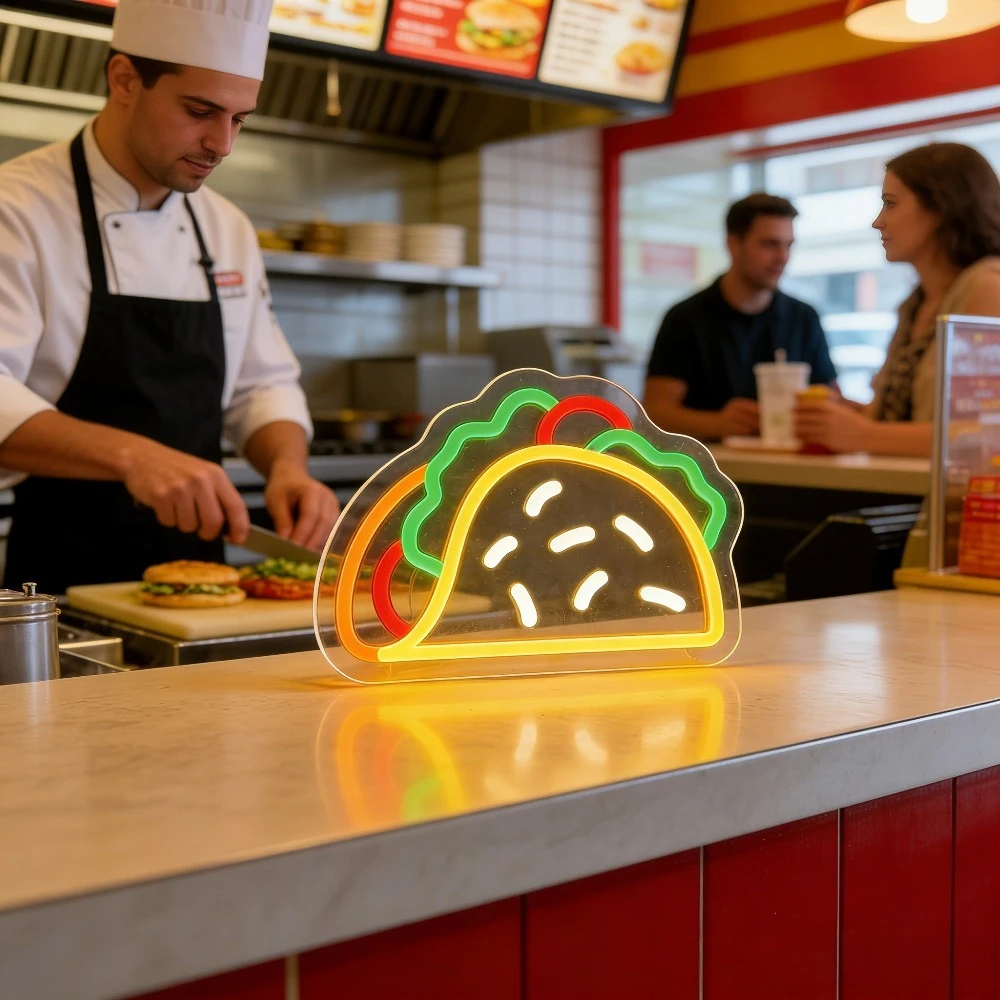 Panneau lumineux LED Taco en n - Commercial Kitchen Store avis et prix
