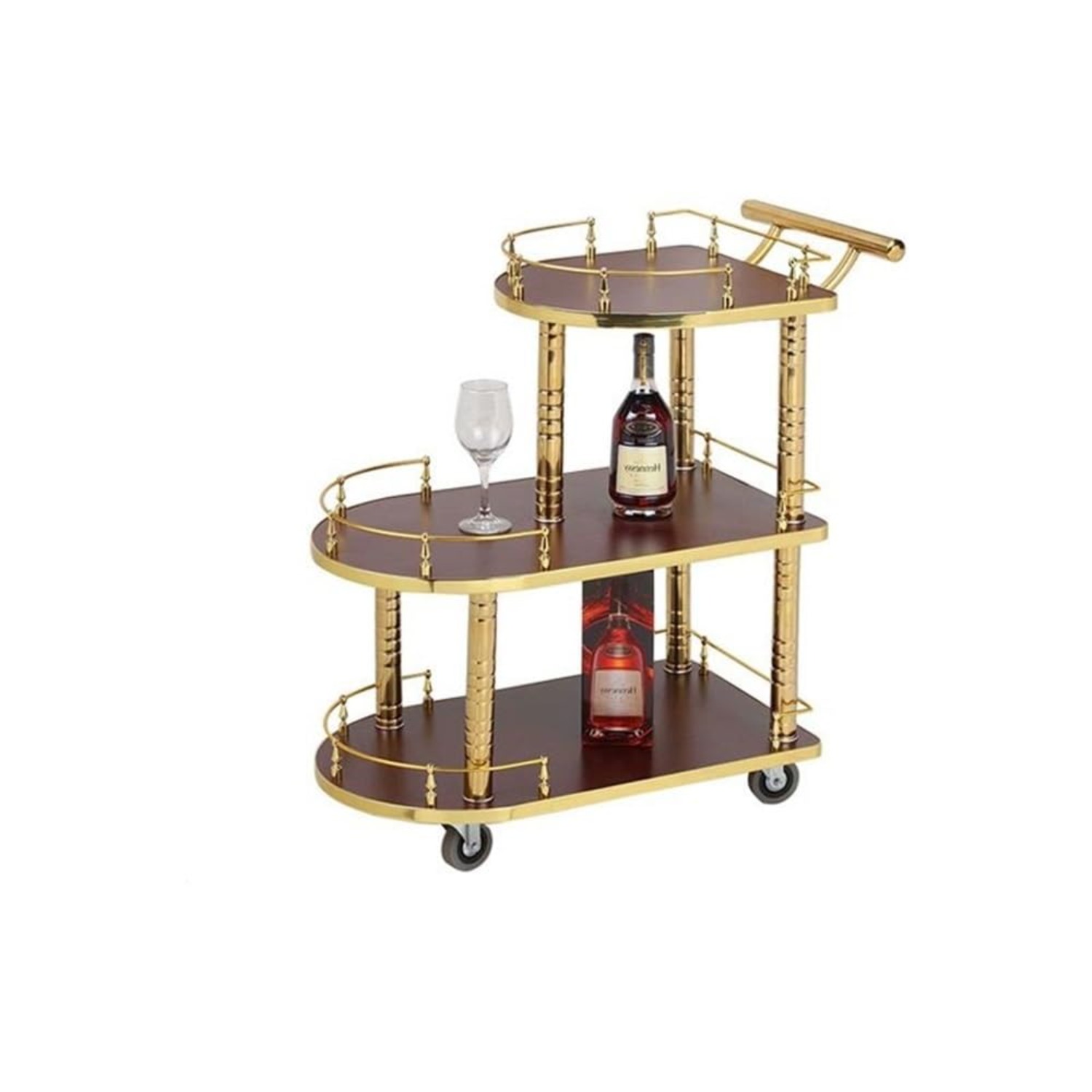 Chariot de bar à 3 niveaux, ch - Commercial Kitchen On Wheels avis et prix
