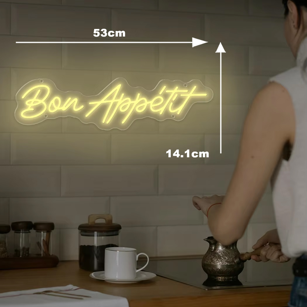 Bon Appetite néon LED signe dé - Commercial Kitchen Store avis et prix
