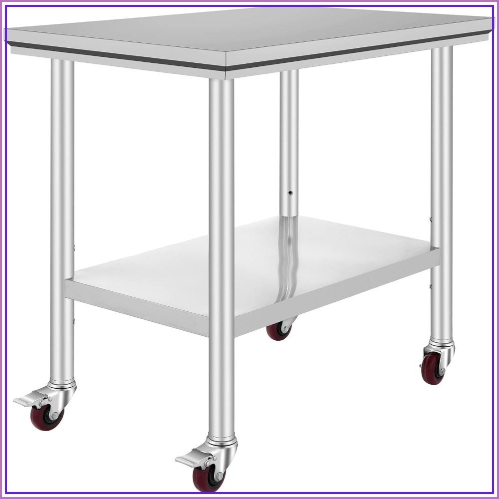 Table de travail en acier inox - Commercial Kitchen Images avis et prix