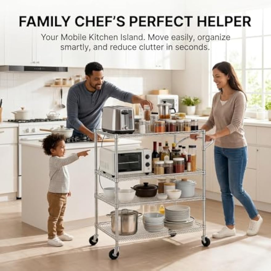 Chariot de rangement commercia - Commercial Kitchen On Wheels avis et prix