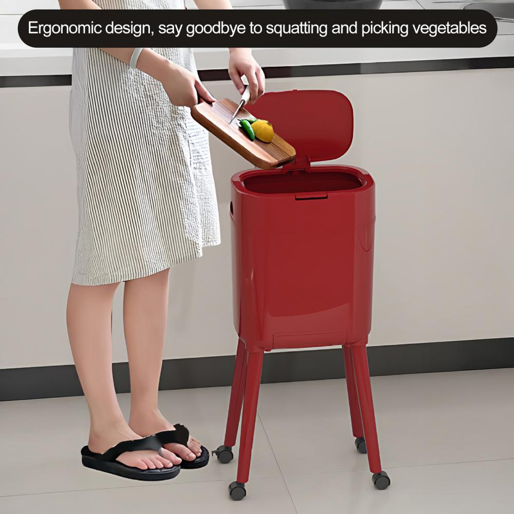 Poubelle avec pieds surélevés  - Commercial Kitchen On Wheels avis et prix