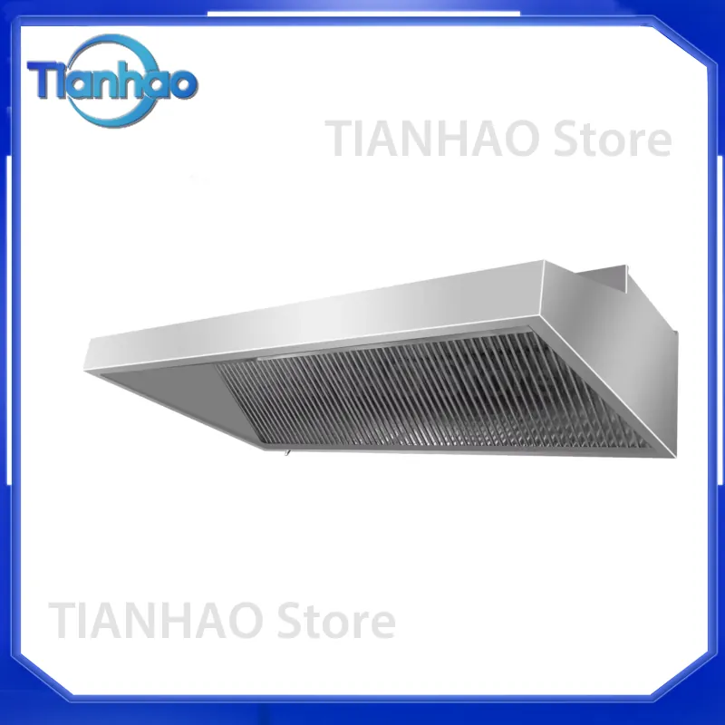 Hotte aspirante murale en acie - Commercial Kitchen Hood Exhaust Fans avis et prix