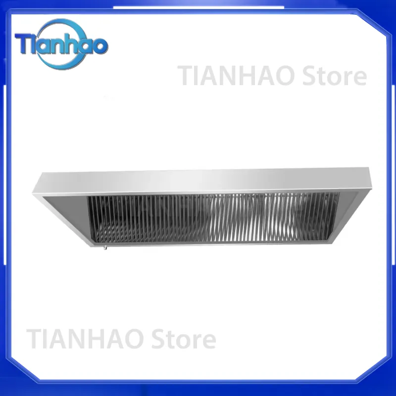 Hotte aspirante murale en acie - Commercial Kitchen Hood Exhaust Fans avis et prix