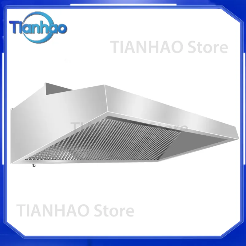Hotte aspirante murale en acie - Commercial Kitchen Hood Exhaust Fans avis et prix